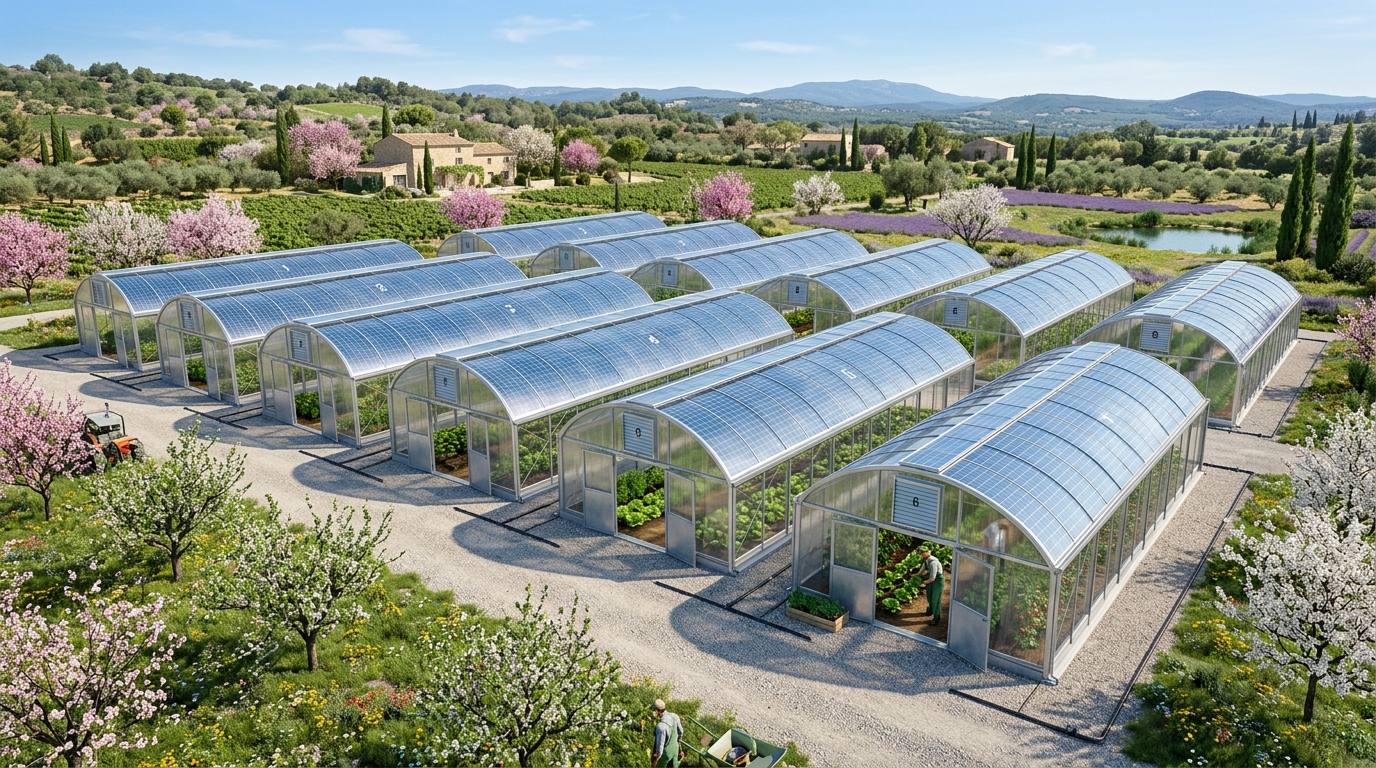 Serres photovoltaïques